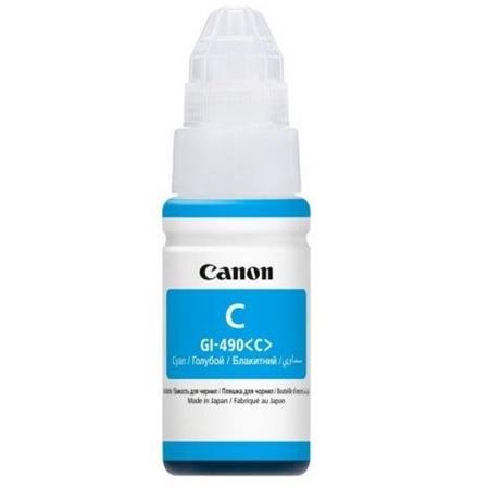 Canon Original GI-490C Cyan Ink Bottle 0664C001